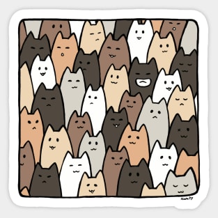 Cat Brigade Sticker